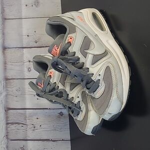 Nike Air Max Command FLEX (GS) 844349 Gray White Sneakers Shoes Youth Size 4Y